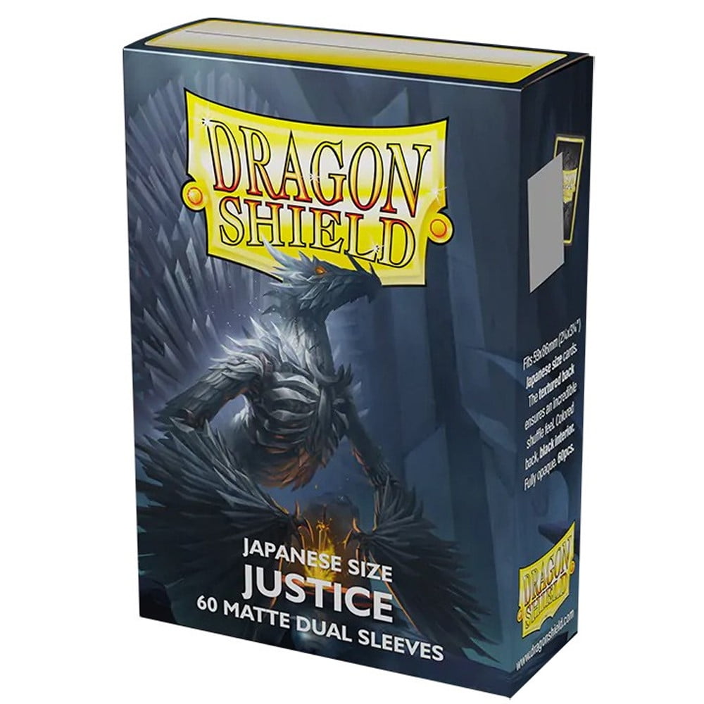 Bọc Bài Standard Size Dragon Shield:Dragon Shield Bundle: 2 Packs Of 60 Count Japanese Size Mini Dual Matte Card Sleeves I.214538474
