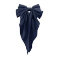 thumbnail image 4 of Cascos con lazo, decoración, adornos para cascos, divertidos, portátiles, elegantes, con lazo grande. Azul oscuro, 4 of 9