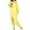 Yellow, variant on Dreluolixuan Lounge Sets for Women Petite Long Sleeve Pullover Wide Leg Pants Soft Solid Lightweight Vacation Tracksuits