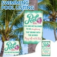 thumbnail image 3 of Pool Sign, Pool Rule Sign Aluminum Easy To Read  for Gift, 3 of 8