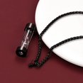 thumbnail image 6 of FaithHeart Hourglass Cremation Necklace for Men Women Black Stainless Steel Urn Ash Holder Perfume Pill Funnel Pendant Jewelry Gift for Bithday Christmas, 6 of 8