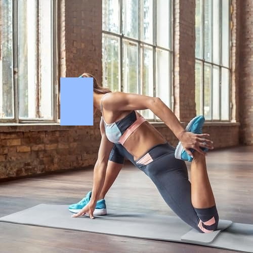 1/2-Inch High Density Exercise Yoga Mat with Strap | Multiple Options Gray,Yoga Mat w/Knee Pad