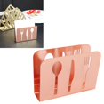 thumbnail image 4 of Napkin Holder Knife Fork Cutout Pattern Stainless Steel Beautiful Practical Drawing Process Stainless Steel Napkin Holder  for Home Bathrooms for Hotels ANGGREK Otros, 4 of 8
