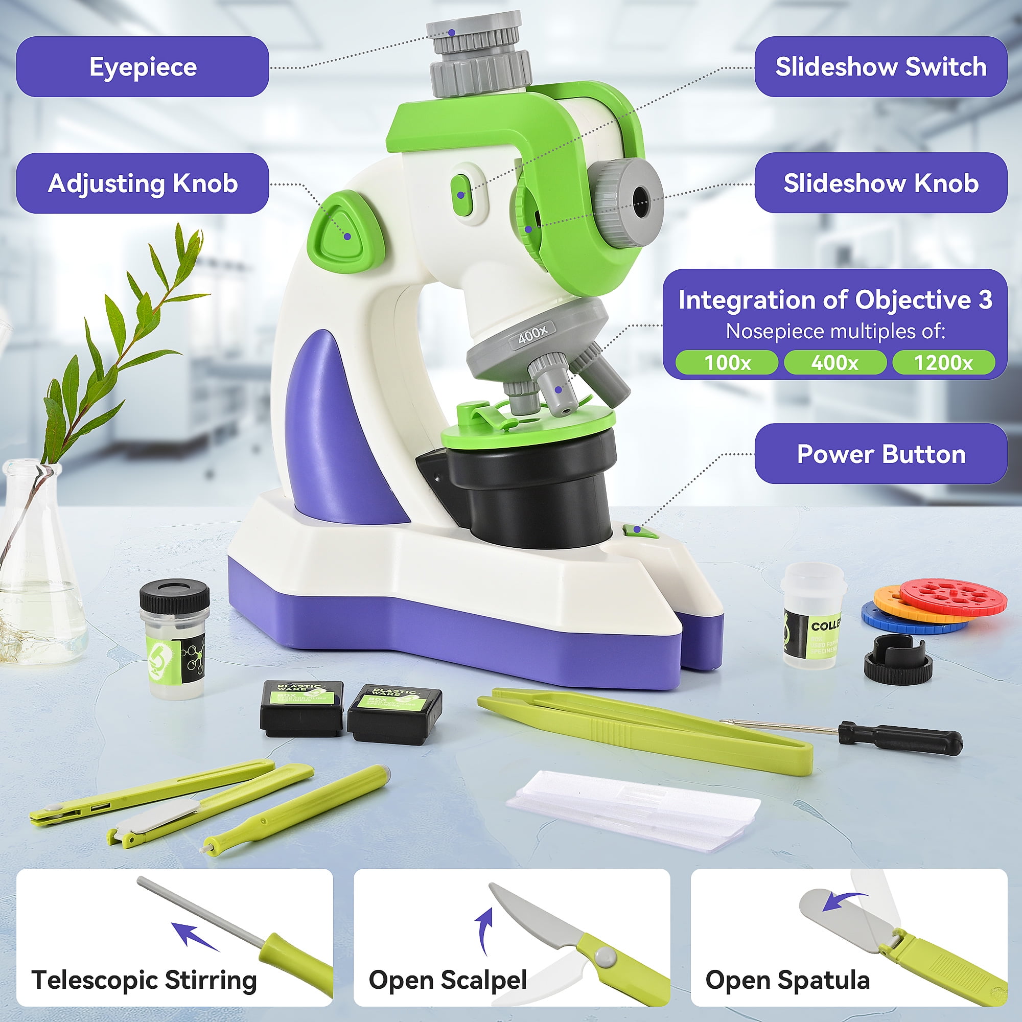 Science Sets for Classroom Microscopy - Walmart Business - Walmart