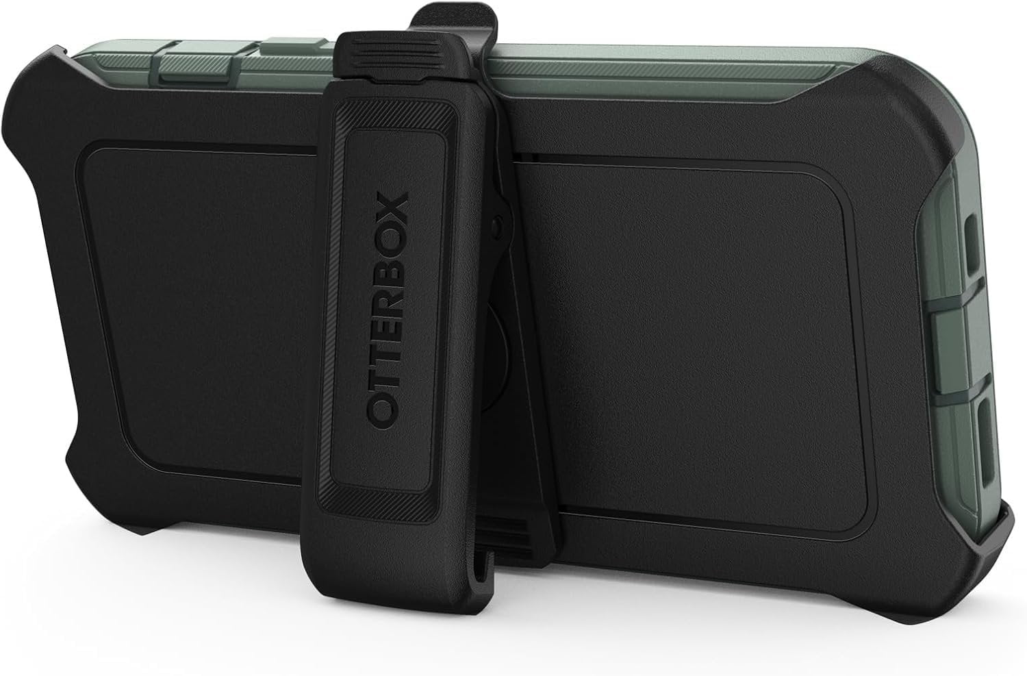 OtterBox iPhone 15, iPhone 14, & iPhone 13 Only - Defender Series Case - Forest Ranger Green - Screenless - Rugged & Durable - with Port Protection - Holster Clip Includes - Non-Retail Packaging