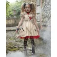 thumbnail image 3 of Disfraz de Halloween para niña, vestido de cosplay para mujer, disfraz de muñeca vudú para adultos y niños, disfraz de Navidad medieval para baile de disfraces S-3XL, 3 of 5