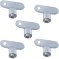 thumbnail image 1 of 30 Pieces Radiator Wrench - Radiator Purge Valve Wrench - Vent Valve Wrench - Radiator Air Valve Wrench Plumbing Valve Wrench for Radiators and Faucet (Silver), 1 of 5
