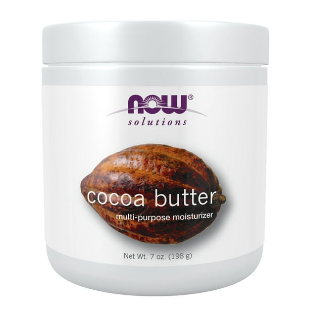 NOW Solutions, Cocoa Butter, MultiPurpose Skin Moisturizer, Natural