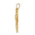 thumbnail image 2 of FB Jewels 14K Yellow Gold Big Girl & Little Girl Engravable Charm, 2 of 4