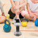 thumbnail image 4 of GOOHOCHY Botella de agua potable con forma de mancuerna, creativa, portátil y para fitness., 4 of 8