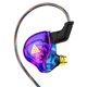 thumbnail image 5 of Inteprter Auricular con cable Estuche metálico portátil de 60 grados Auricular HiFi para interiores y exteriores Ver video Auriculares Azul morado 5Conjunto, 5 of 6