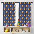 thumbnail image 5 of Blackout Kids Curtains,Basketball Theme Pattern Childrens Insulated Curtains Set Of 2,Bedroom Essentials,Toddler Room Decor 42"x54", 5 of 5
