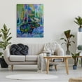 thumbnail image 2 of Stupell Industries Vibrant Moose Birch Trees Swimming Splashing Lake, 36 x 48, Design by MB Cunningham, 2 of 5