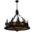 thumbnail image 4 of Meyda Tiffany 189730 4 Light 34" Wide Abstract Pendant, 4 of 5