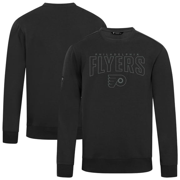 Men's Levelwear  Black Philadelphia Flyers Zane Darkmoon Pullover Sweatshirt
