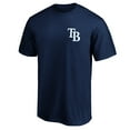 thumbnail image 2 of Men's Navy Tampa Bay Rays Number One Dad T-Shirt, 2 of 3