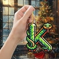 thumbnail image 5 of PuSpu Home Decoration 2D Acrylic Christmas Tree 26 Letter Pendant Decorative Gift Family Christmas Party Pendants Holiday Products, 5 of 5