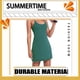 thumbnail image 5 of Minnieouse Vestidos deportivos para mujer Ropa deportiva Traje de baile Sin mangas Ropa de secado rápido Vestido de tenis de golf de color sólido para Vestidos Verde L Minnieouse  AP011460-13, 5 of 6