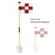 thumbnail image 2 of Soidarity Golf Flagstick Set Portátil Desmontable Ajustable Impermeable Lavable Colorido ABS Agujero Taza Poner Bandera Verde Amarillo Golf rojo blanco Soidarity OD021174-06, 2 of 6