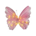 thumbnail image 4 of 3D Lighted Butterfly Garden Decoration with LED Lights, Pink, Outdoor Wedding Party Home Decor Prop, 4 of 6