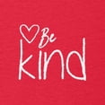thumbnail image 2 of Dalix Be Kind Cropped Tee Lightweight High Waisted Short Sleeve Summer Shirt Womens in Team Red S Small, 2 of 5