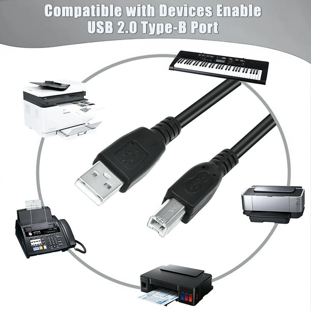 Aprelco USB Cable Cord Compatible with Pioneer DJ Controller DDJ