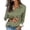 A1145 Green, variant on Button Down Blouse for Women Polka Dot Graphic Print Collared Long Sleeve Relaxed Fit Retro Aesthetic Office Professional Workwear Shirt Top