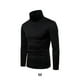 thumbnail image 3 of Sonducket Camisa térmica de algodón con cuello alto para hombre, jersey de manga larga, , para otoño e invierno, para el hogar y la oficina, Ropa interior Negro METRO, 3 of 6