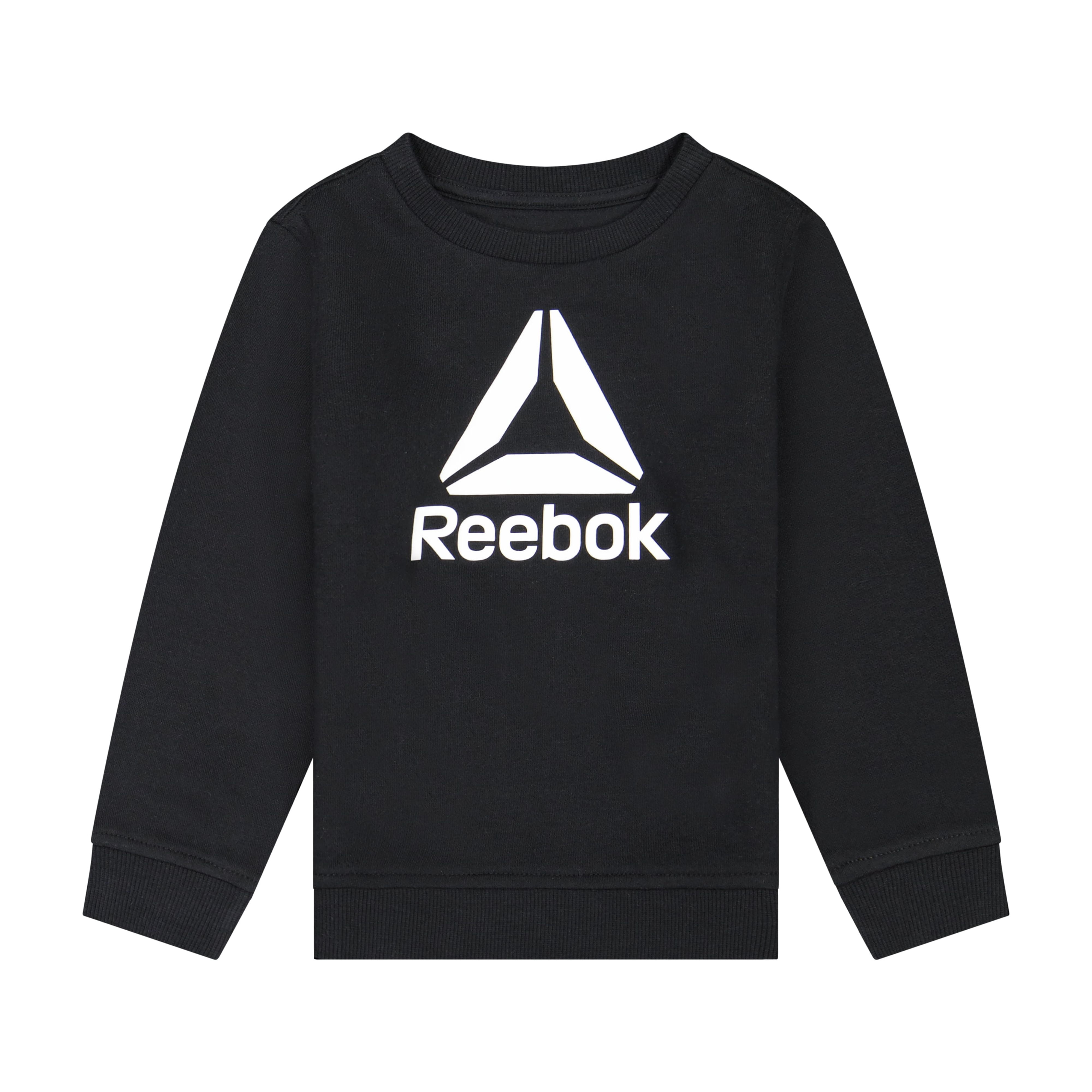 Reebok Toddler Fleece Crew and Jogger Set, 2-Piece, Sizes 12M-5T