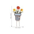 thumbnail image 2 of Small Daisy Wall Decor Metal Daisy Garden Stake for Decor Living Room, 2 of 5