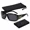 Black, variant on Women's Fashion Designer Shades Celebrity Bling Rhinestone Rectangular Wrap