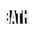 thumbnail image 5 of Tuvgenk Absorbent Bath Mat Quick Drying Non Slip Bathroom Rugs Specialty Black And White Plush Small 2x1 Area Rug for Shower, 5 of 5