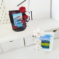 thumbnail image 3 of Tnobhg Acrylic Kpop Photocard Holder Rose Lily Flower Theme Heavy Duty Standing Mini Idol Photo Stand Picture Display Frame Table Decoration, 3 of 7