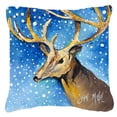 thumbnail image 2 of Carolines Treasures JMK1206PW1818 Reindeer Canvas Fabric Decorative Pillow  18H x18W multicolor, 2 of 2