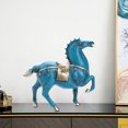 thumbnail image 4 of Estatuil de caballo de resina Estatua de resina coleccionable Estante de Para caminar Sunnimix Escultura de estatuilla de caballo, 4 of 7