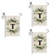 thumbnail image 1 of T Bandera de Jardín Doble Capa Letras de Doble Cara Bandera de Vacaciones Al Aire Libre Bandera de Decoración de Patio, 1 of 5