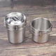 thumbnail image 5 of Taza de acero inoxidable Cola para acampar plegable con tapa 450ml, 5 of 8