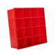thumbnail image 5 of Organizador de toallas para lavado de autos, resistente al desgaste, para montaje en pared, caja de almacenamiento fácil de usar. Rojo, 5 of 8