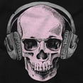 thumbnail image 2 of Vintage Skull Headphones Music Toddler Boy Girl T Shirt Infant Toddler Brisco Brands 6M, 2 of 5