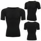 thumbnail image 5 of Camiseta para Caballero Compraymas Slim Fit talla XXL color negro con manga corta, 5 of 5