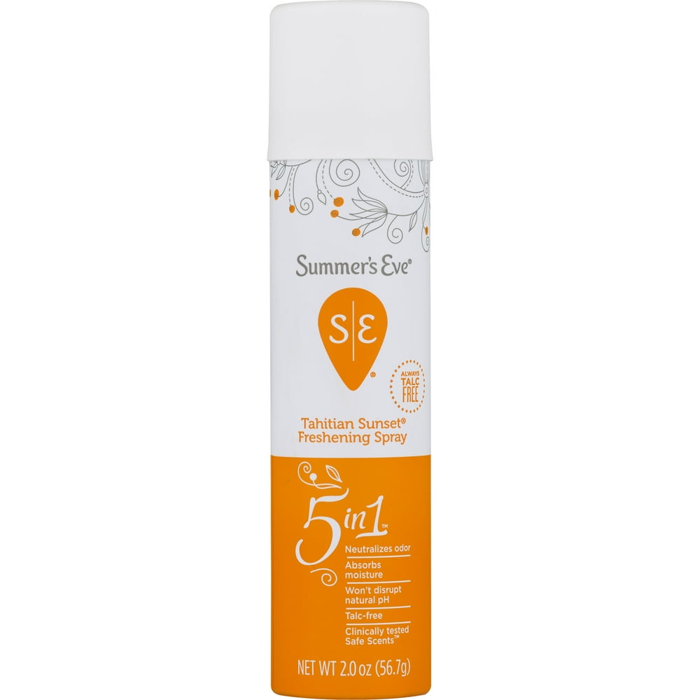 Summer's Eve, Deodorant Spray, Tahitian, 2 oz