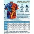 thumbnail image 2 of Fire Dragon Hawaiian Shirt for Men, Button Down Summer Beach Short Sleeve, S-5XL, 2 of 2