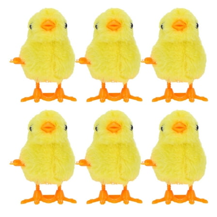 TEHAUX Stuffed Chick Toy Assorted Color 12Pcs 3.1x2.8x2.0in