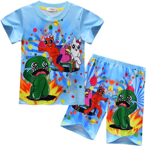 Pijama de jardín de Banban para niños, ropa de dormir de manga corta con estampado de dibujos animados, de Navidad