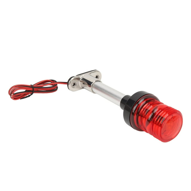 Waterproof Boat Stern Light, 2NM Visibility, Stable Base, Durable Material, 33 LEDs, 1224V