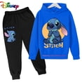 thumbnail image 4 of Conjunto de sudaderas con capucha y pantalones de punto para niños y niñas, sudaderas con capucha y punto para niños y niñas, ropa de moda para niños, 4 of 5