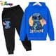 thumbnail image 4 of Conjunto de sudaderas con capucha y pantalones de punto para niños y niñas, sudaderas con capucha y punto para niños y niñas, ropa de moda para niños, 4 of 5