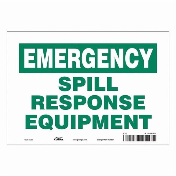 Condor Safety Sign,7 in x 10 in,Vinyl 470N06