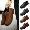 thumbnail image 4 of Lovskoo 2024 Men's Leather Shoes Outdoor Shoes Of The Season One Foot On Sports Shoes Middle-Aged Elderly Covers Coffee, 4 of 4