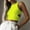 Yellow, variant on Aobny Summer Leisure Women's Tank Tops Ribbed White Basic Tops High Neck Open Back Crop Juniors Tops